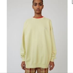 Acne Studios | Wora Yellow Oversized Sweatshirt